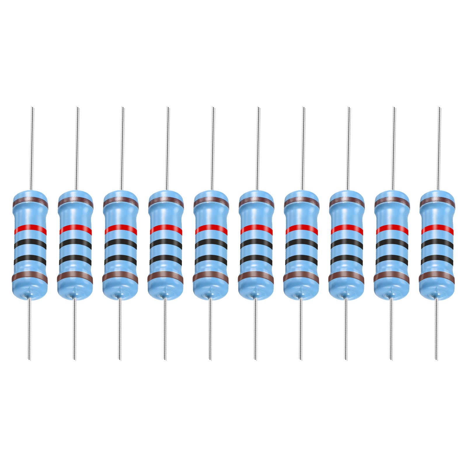 YOKIVE 30 PCS Métal Film Résistances, 100 Ohm Résistance avec YOKIVE 30 PCS Métal Film Résistances, 100 Ohm Résistance avec