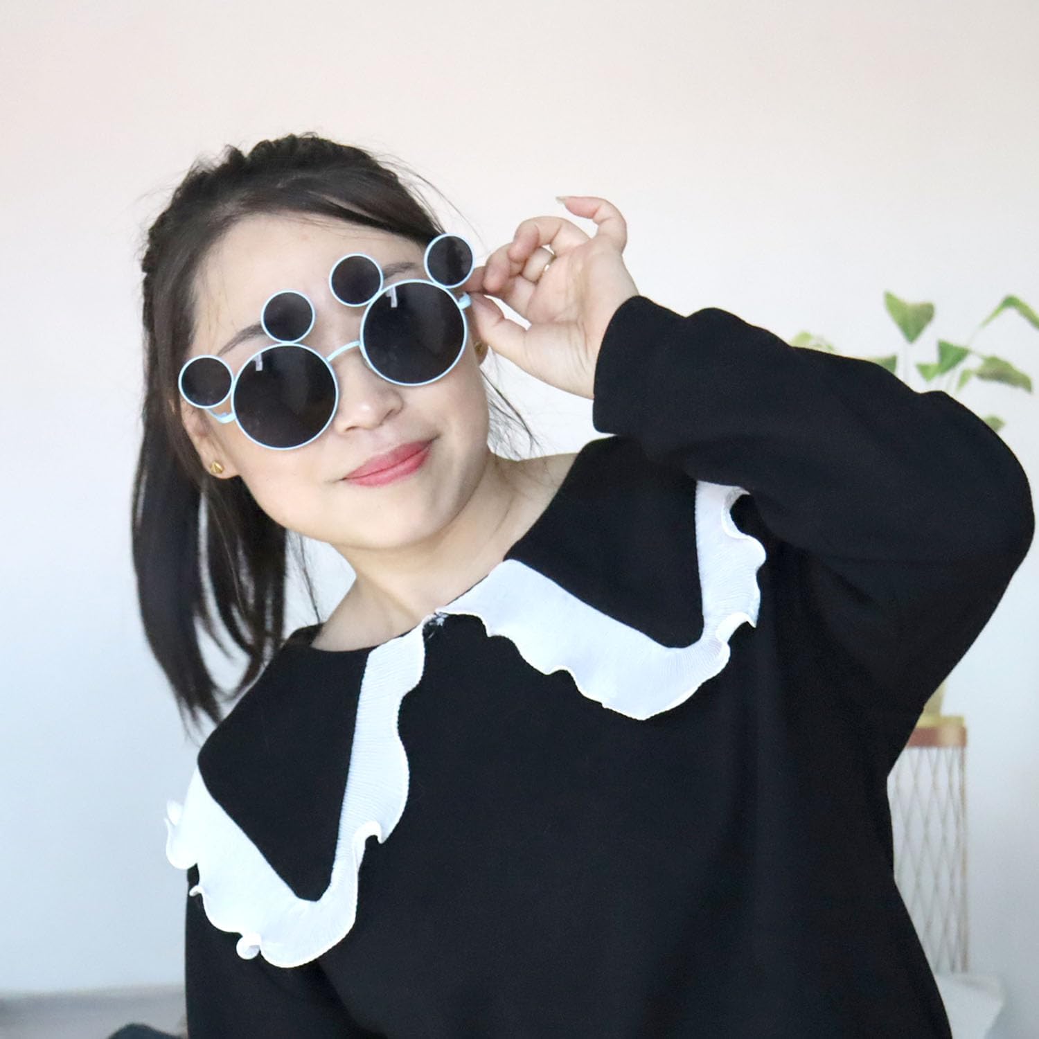 tinkare Mouse Ear Sunglasses for Adults UV Protection Lightweight Theme Park Accessories (Unisex) - Image 6