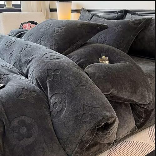 4pcs Quilt Cover Set Queen Size- Luxury Ultra Soft Bedding