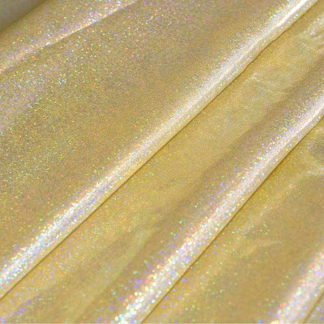 MARKIF 5*10FT Silver EIridescent Sequin Backdrop,Party Wedding Photo Booth Backdrop Decoration,Sequin curtain,Drape,Sequin panels-Light Gold,5x6FT-150x180cm