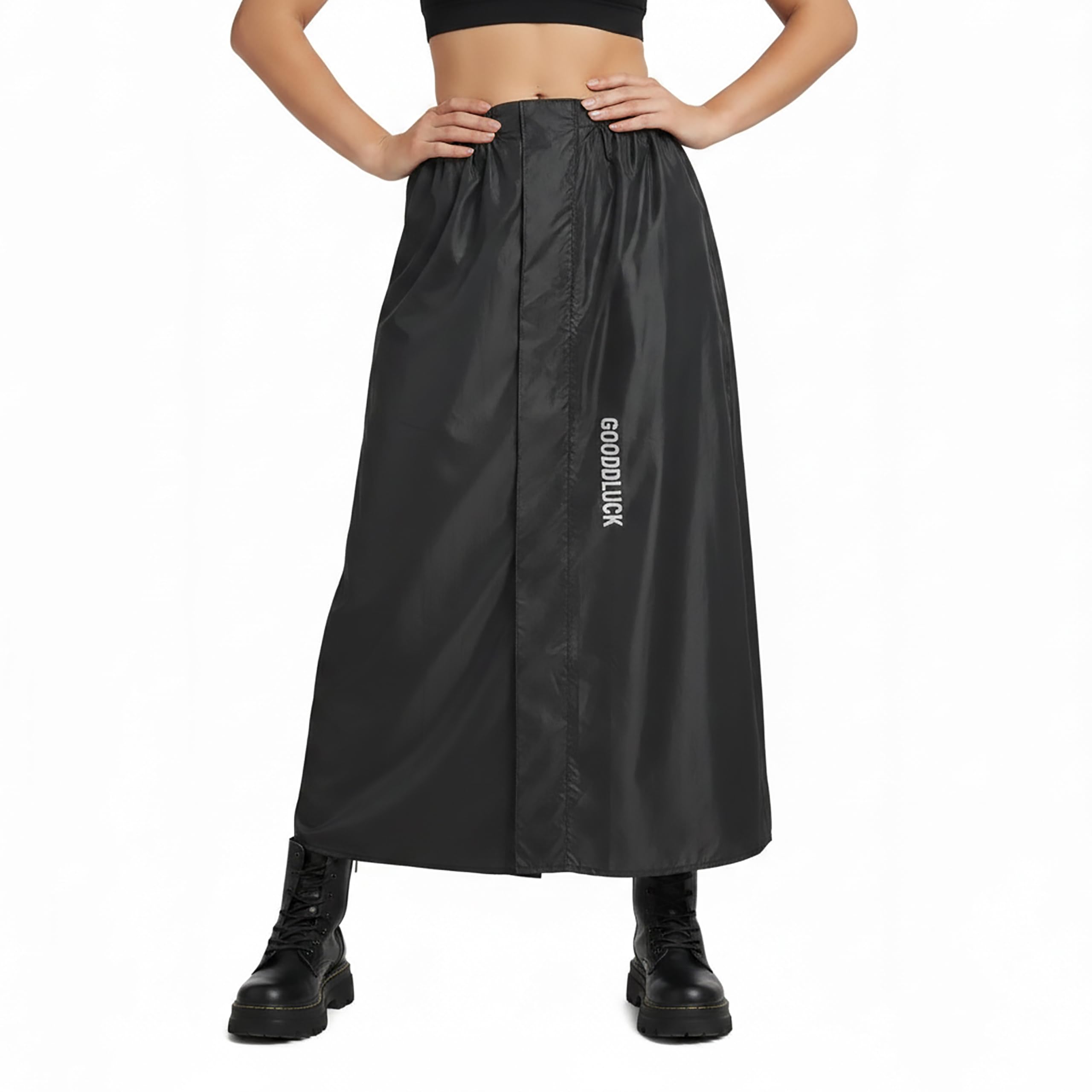 goodluck Rain Coat Skirt Only for Girls & Women | Waterproof Nylon Rain Wear Bottom | Heavy Duty Rain Protection Skirt | Lightweight Monsoon Riding & Outdoor Rain Gear | Sizes XL to 7XL-picture-25
