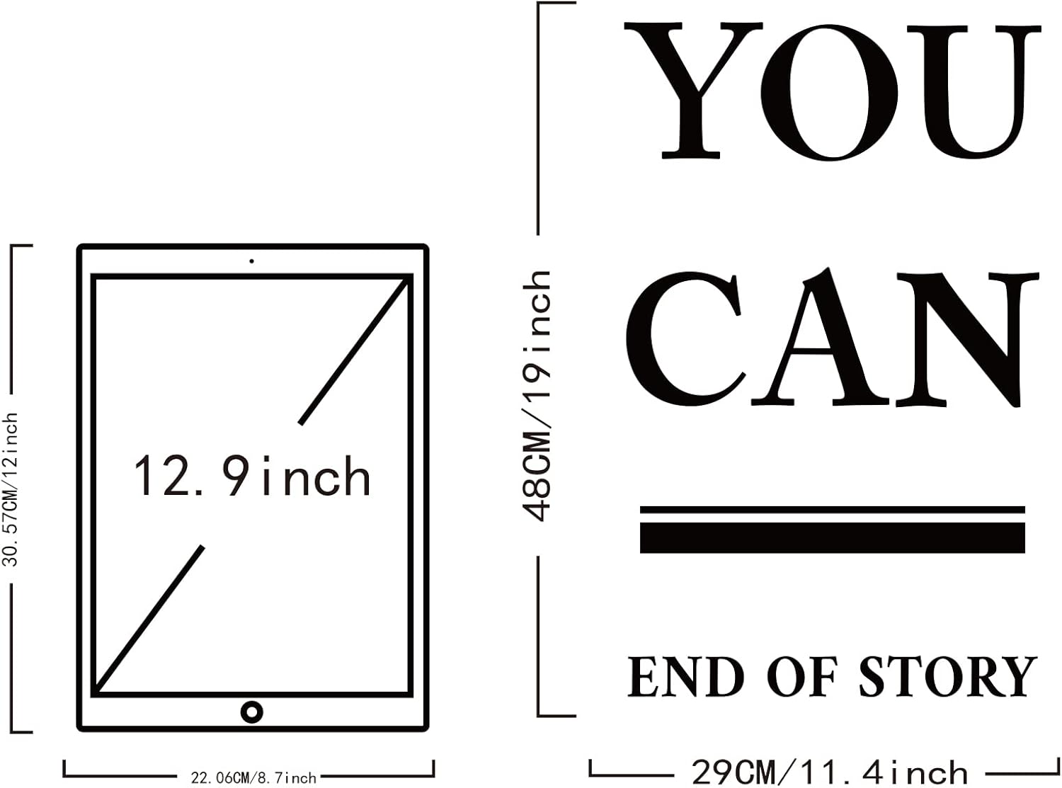 最大48 Offクーポン Superdant ウォールステッカー You Can 一枚 装飾ステッカー ウォールアート 壁飾りステッカー ウォールシール ウォールペーパー ウォールデコ モダン おしゃれ 洋風 モノトーン エレガント ステッカー Diy 壁デコシール 壁紙シール インテリアシール 最大48 Offクーポン Superdant ウォールステッカー You Can 一枚 装飾ステッカー ウォールアート 壁飾りステッカー ウォールシール ウォールペーパー ウォールデコ モダン おしゃれ 洋風 モノトーン エレガント ステッカー Diy 壁デコシール 壁紙シール インテリアシール
