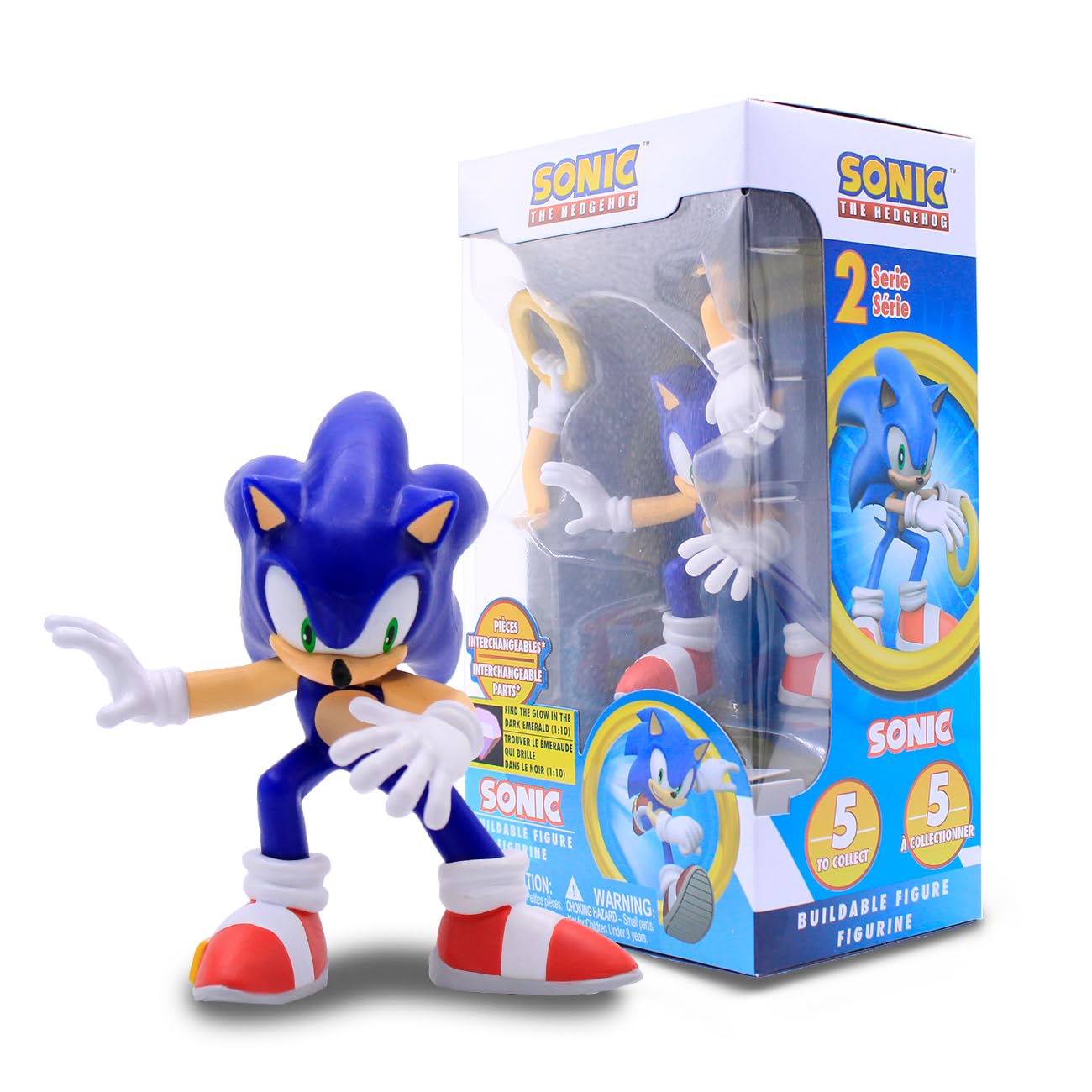 Just Toys LLC Sonic The Hedgehog Action Figures (Sonic Series 3)