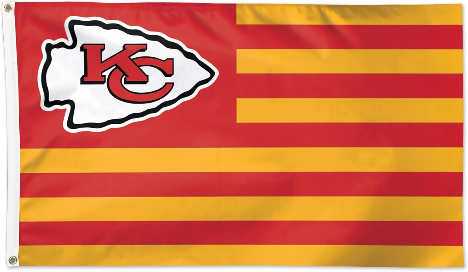 Wincraft NFL Kansas City Chiefs Flag3'x5' Flag, Team Colors, One Size