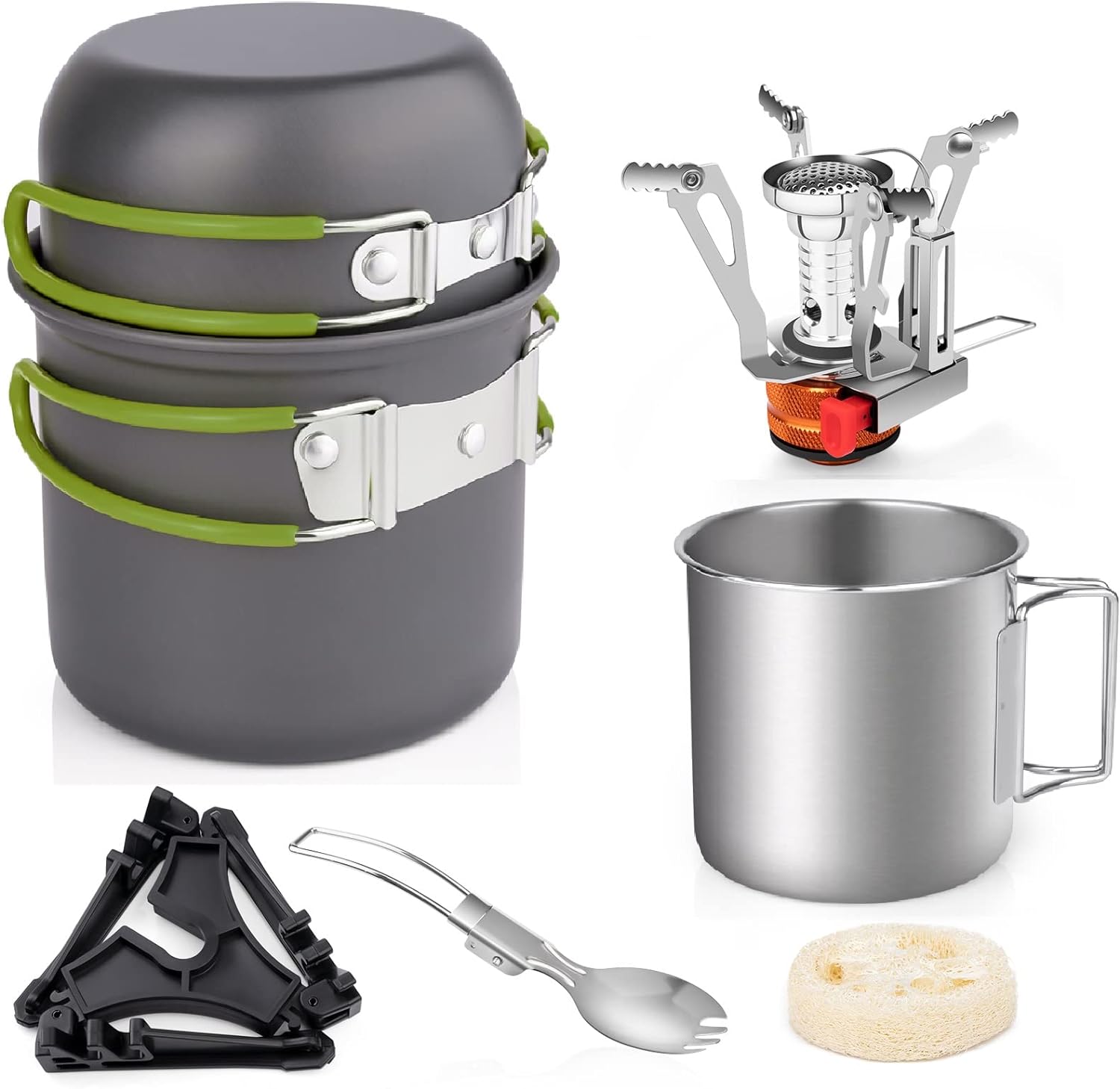 8pcs Camping Cookware Set
