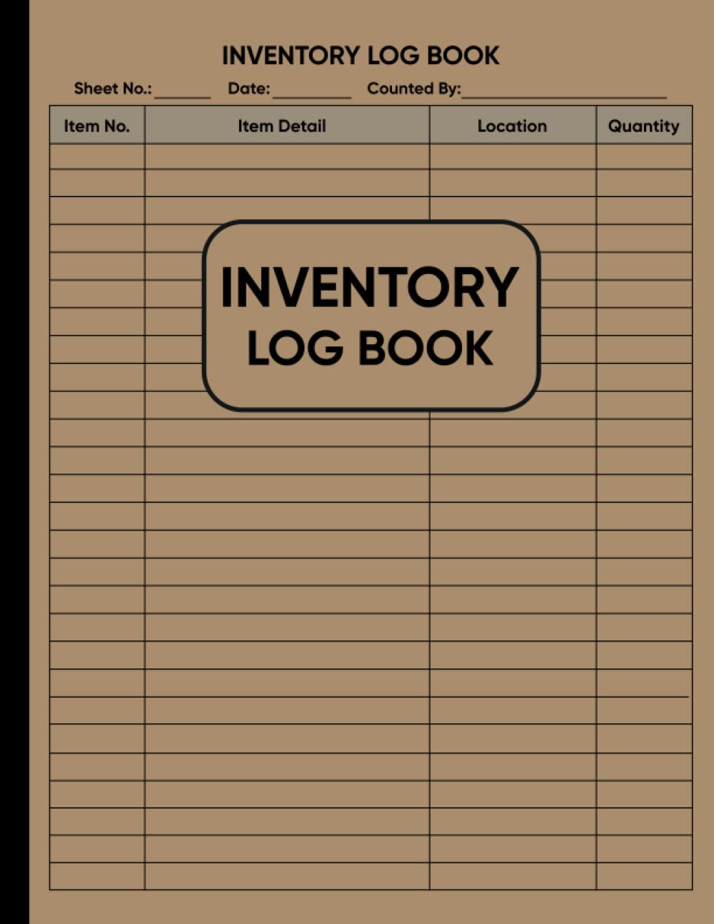 Inventory Log Book: Inventory and Sales Log Book for Small Business