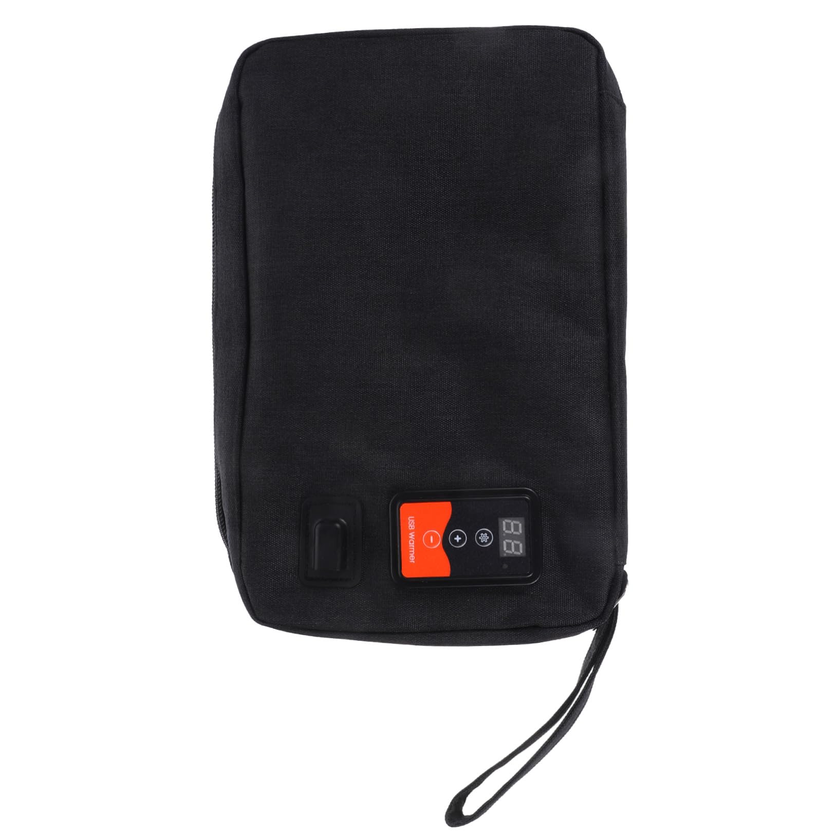 USB Feuchttuchwärmer für Babys, Tragbarer Wärmespender Schwarz | Indoor und Outdoor, Kapazität für 20–80 Einmal Wischtücher, Neopren mit Polyester und Elektrischen Elementen