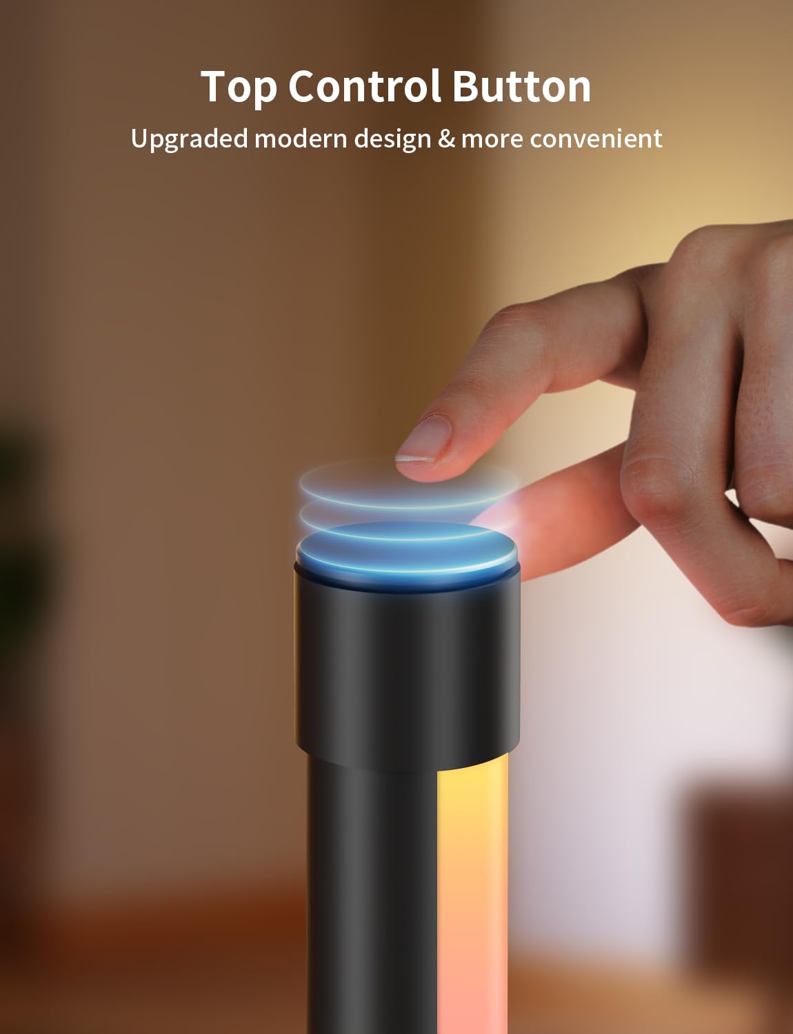 Ailofy Lampada da terra angolare, 1500lm RGBW, lampada angolare funziona con Alexa e Google Assistant, 16 milioni di colori fai da te, sincronizzazione con musica, controllo app, moderna lampada da