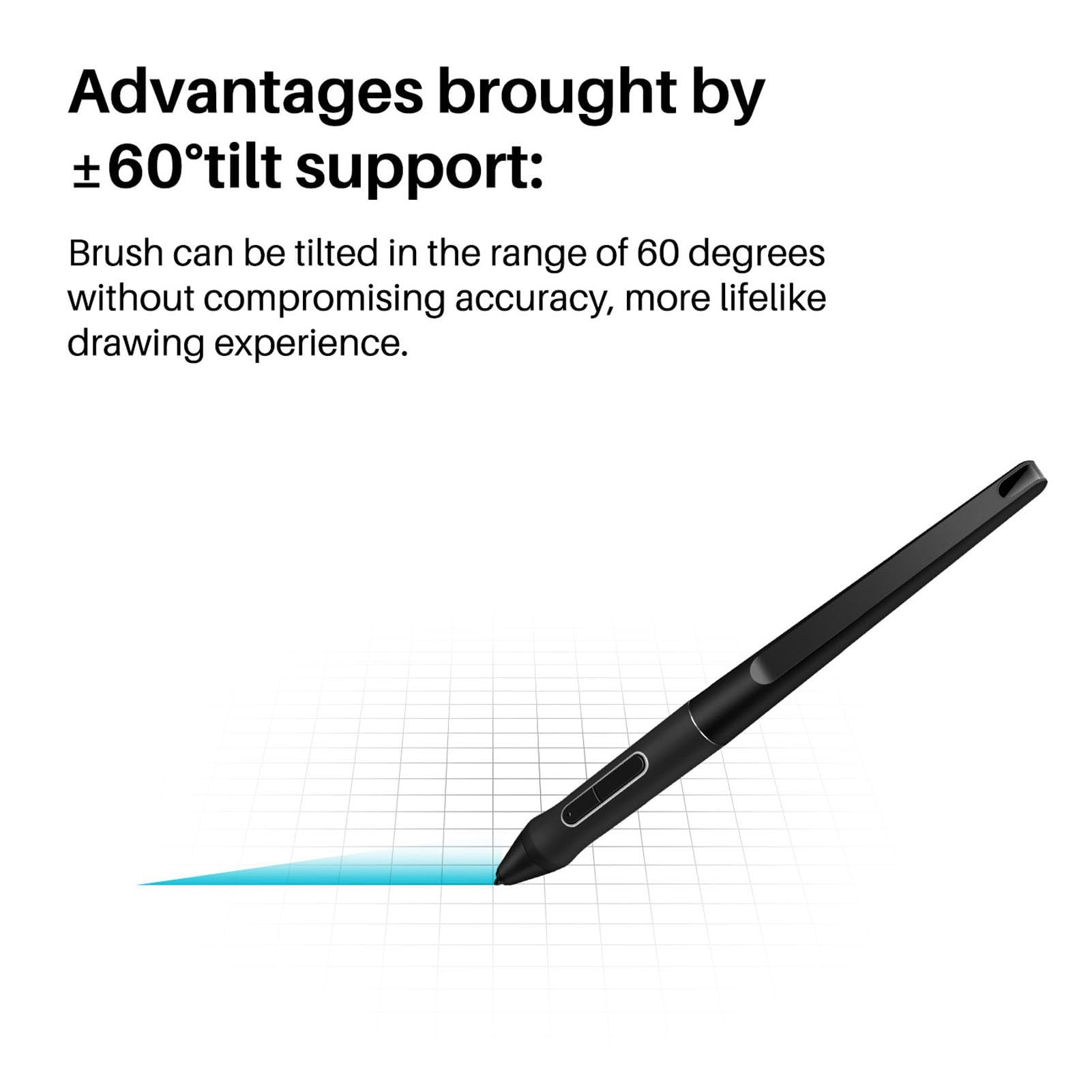 PW517 Digitale Grafik Tablet-Stylus mit 10 Ersatzspitzen, Schreibfedern für Kamvas 12, 13, 22, 24, Pro 16, KD200, G930L – Präzise, Leicht & Ergonomisch