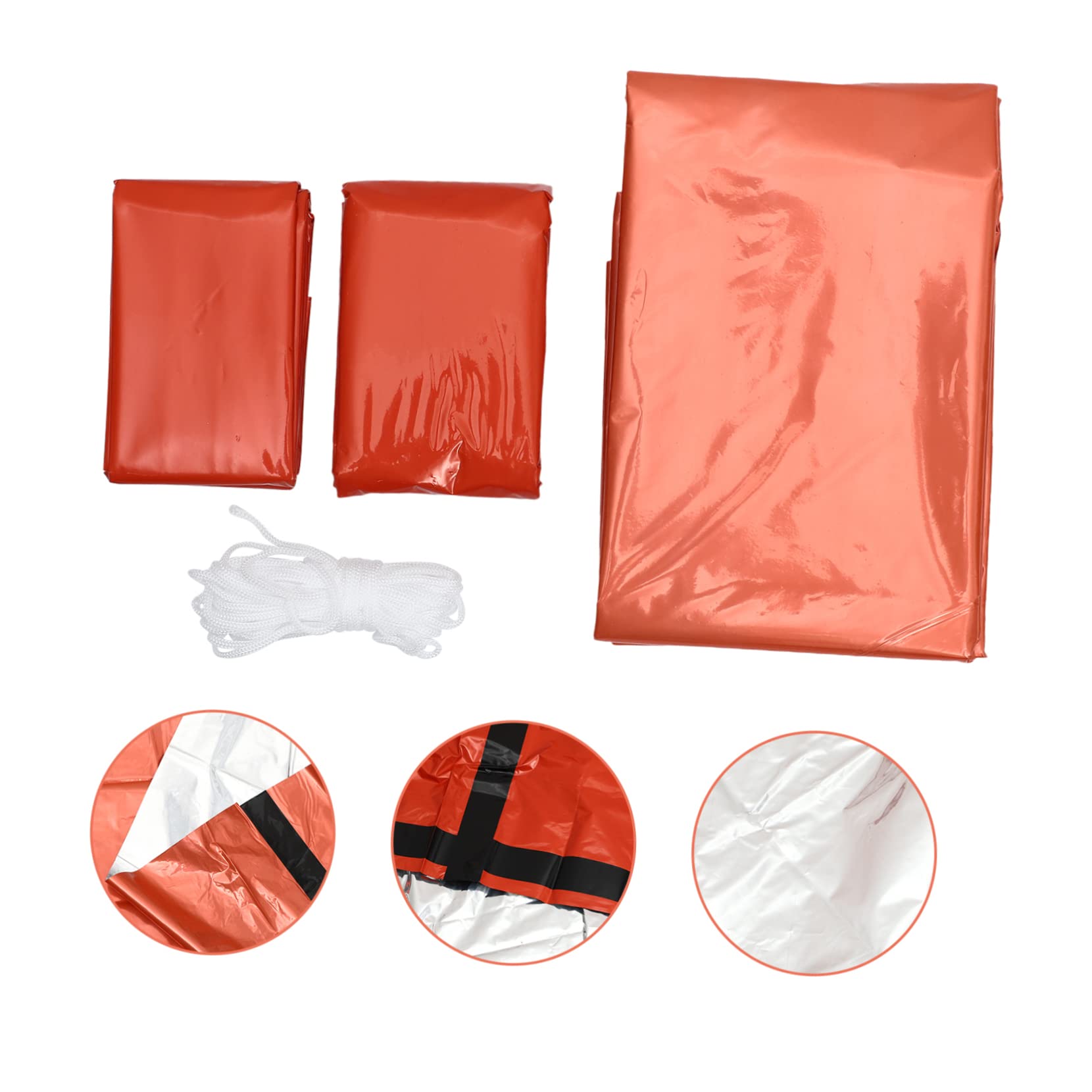 GALPADA Emergency Sleeping Bag Tent Blanket Heavy Duty Survival Gear for Outdoor Camping