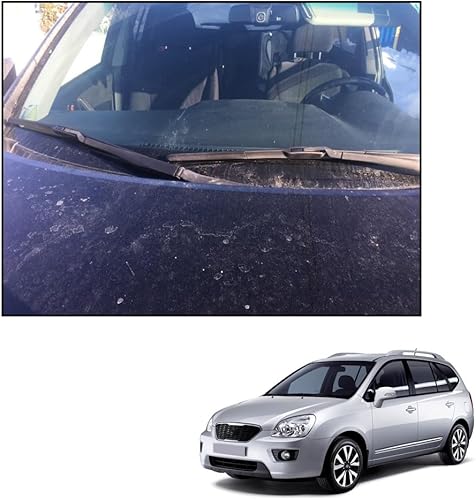 Miniatura 2 de Escobillas para parabrisas de 26 + 16 + 14 pulgadas, juego de limpiaparabrisas delantero y trasero, compatible con Kia Carens UN 2006-2011