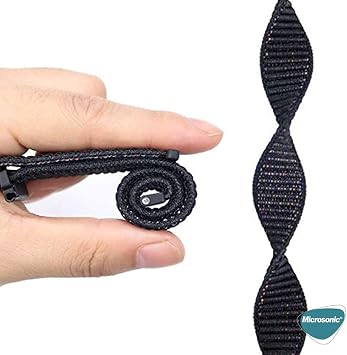 Microsonic Xiaomi Mi Band 9 Hasırlı Kordon Woven Sport Loop Renkli [Mi Band 9 ile Uyumlu Kordon - Renkli]