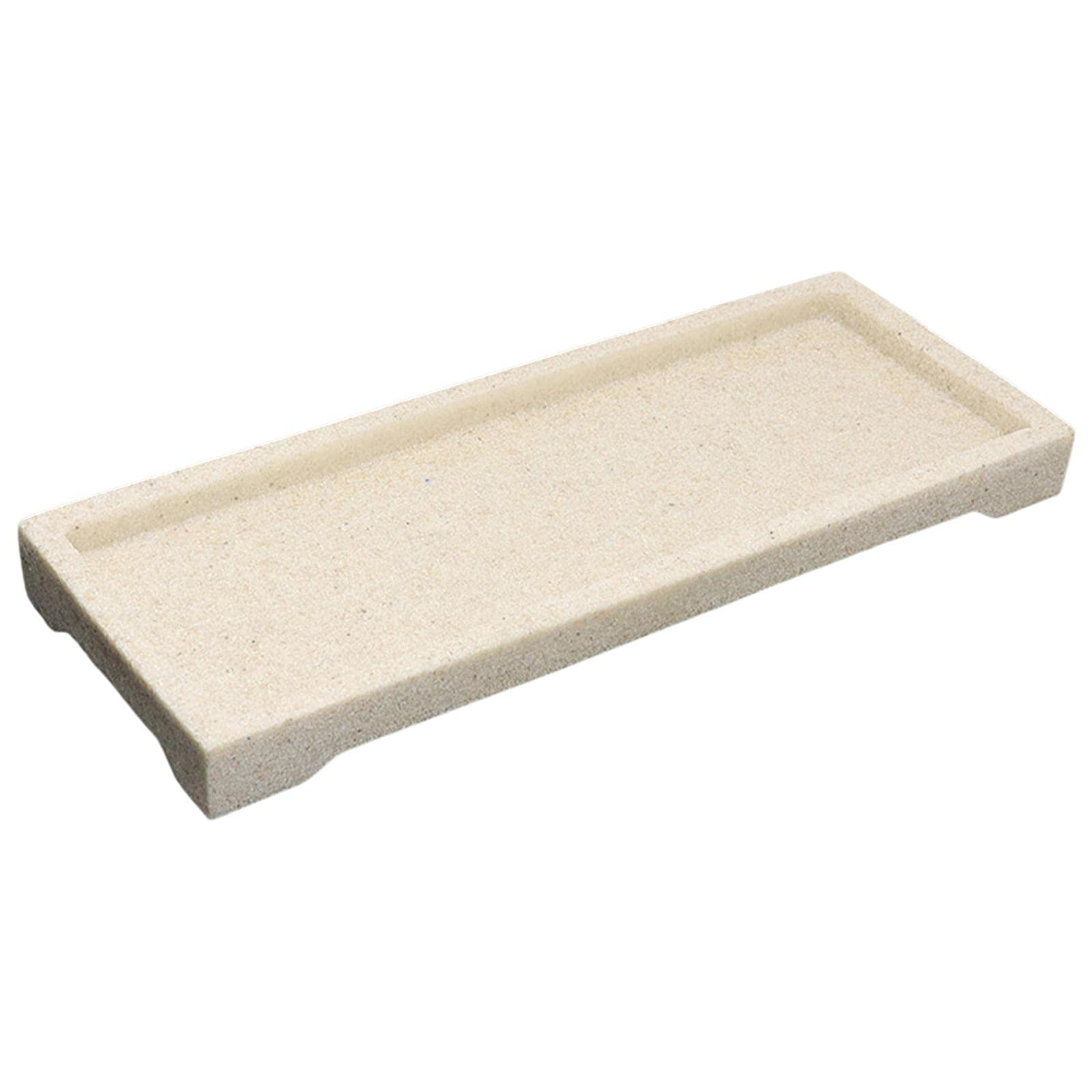 LOOM TREE® Bathroom Counter Tray Jewelry Plate Holder for Tissues Soap White Gravel | Household Supplies & Cleaning | Home Organization | Storage Boxes 4