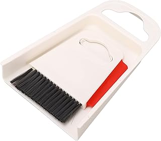 Coffee Shop Tidy with Café Tabletop Cleaning Set - Bar Counter Brush and Dual-Purpose Broom and Dustpan Kit