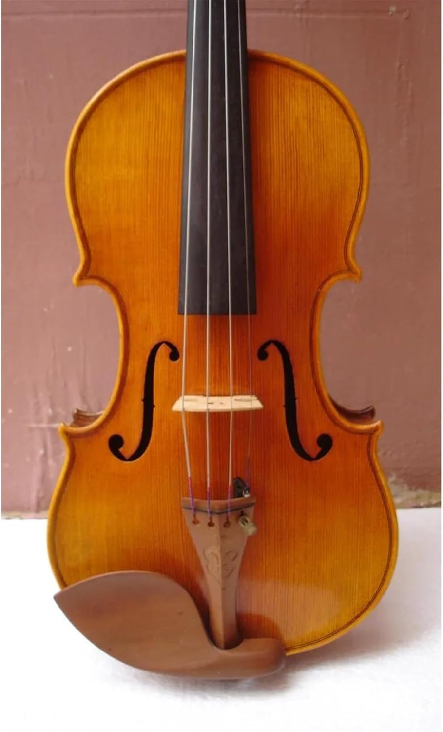 木製フルサイズバイオリン 4弦 フルサイズのバイオリン 4/4 Violin Hand-carved Solid Wood Violin