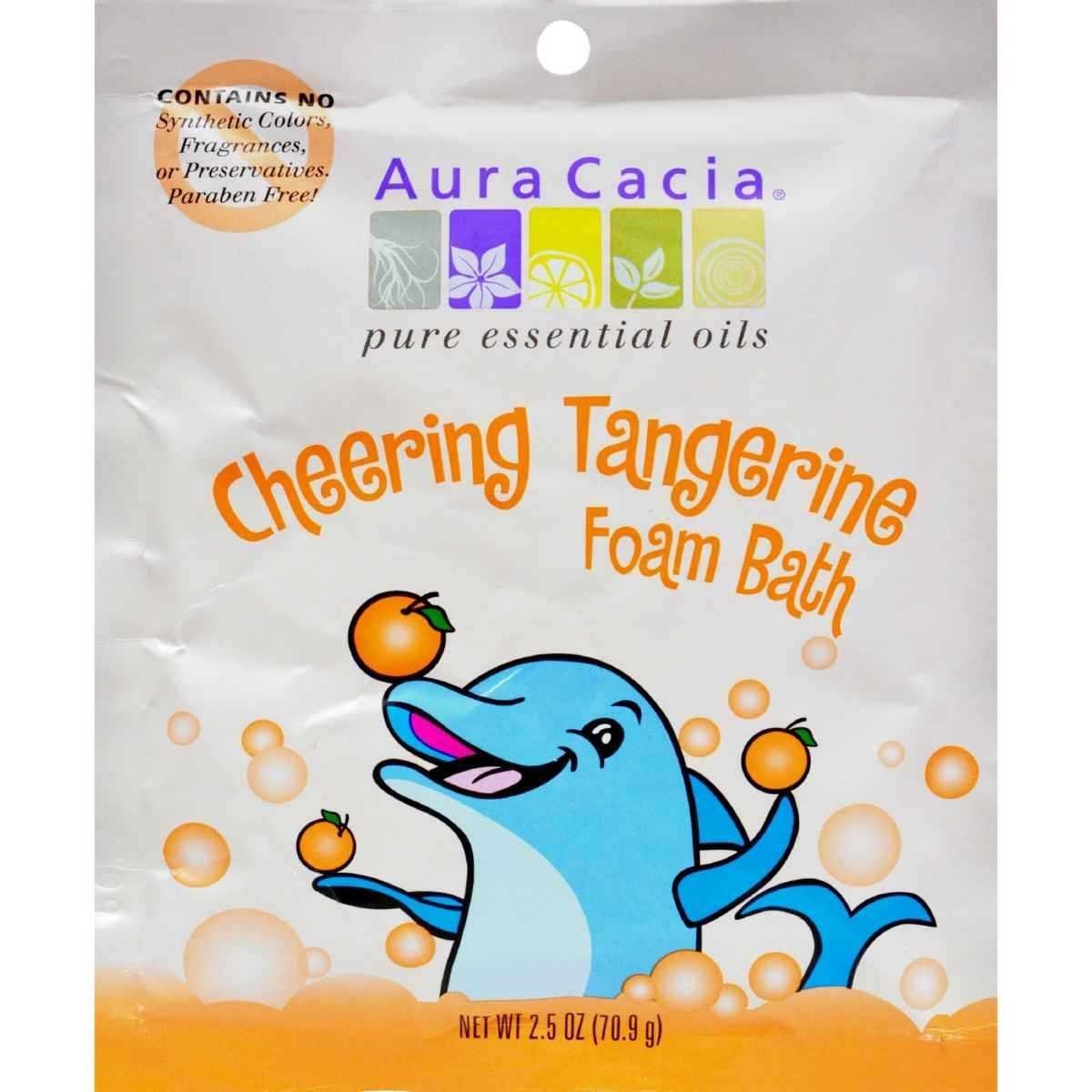 A/C Kids Foam Bath Cheer Size 2.5z Aura Cacia Cheering Foam Bath6