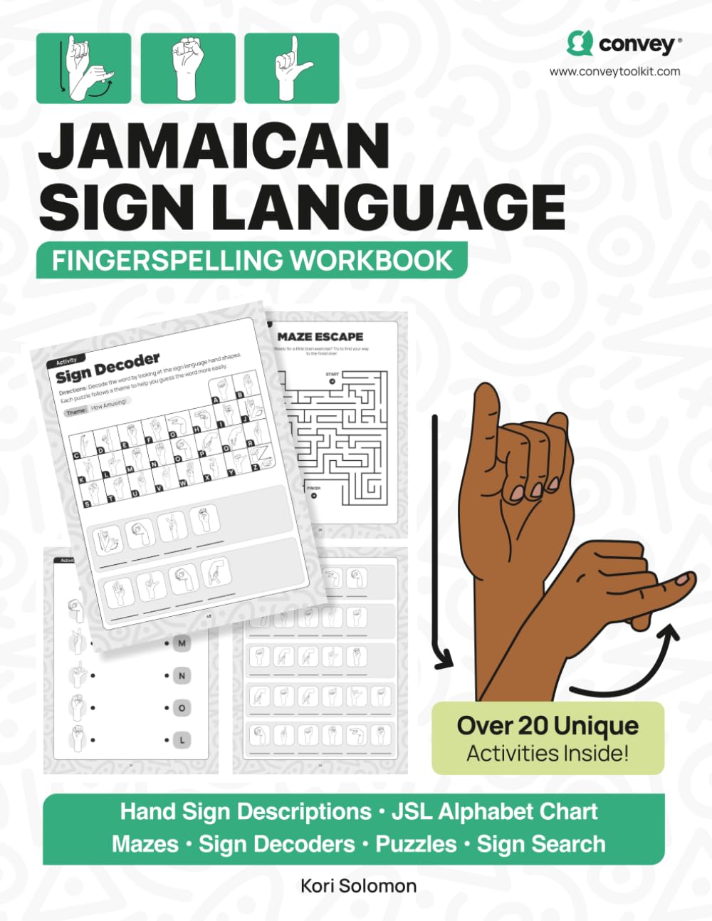 Jamaican Sign Language Fingerspelling Workbook