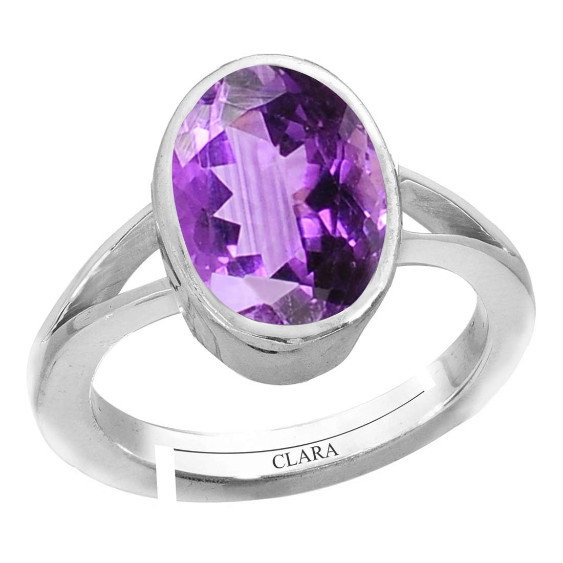 Clara Amethyst 6.5cts or 7.25ratti 92.5 Sterling Silver Adjustable Ring for Women (B08XQSKHW2) Amazon Price History, Amazon Price Tracker