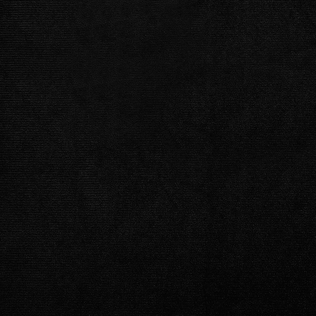 Generico Poltrona Cabriolet Nera in Velluto,Nero,11.3kg,356443