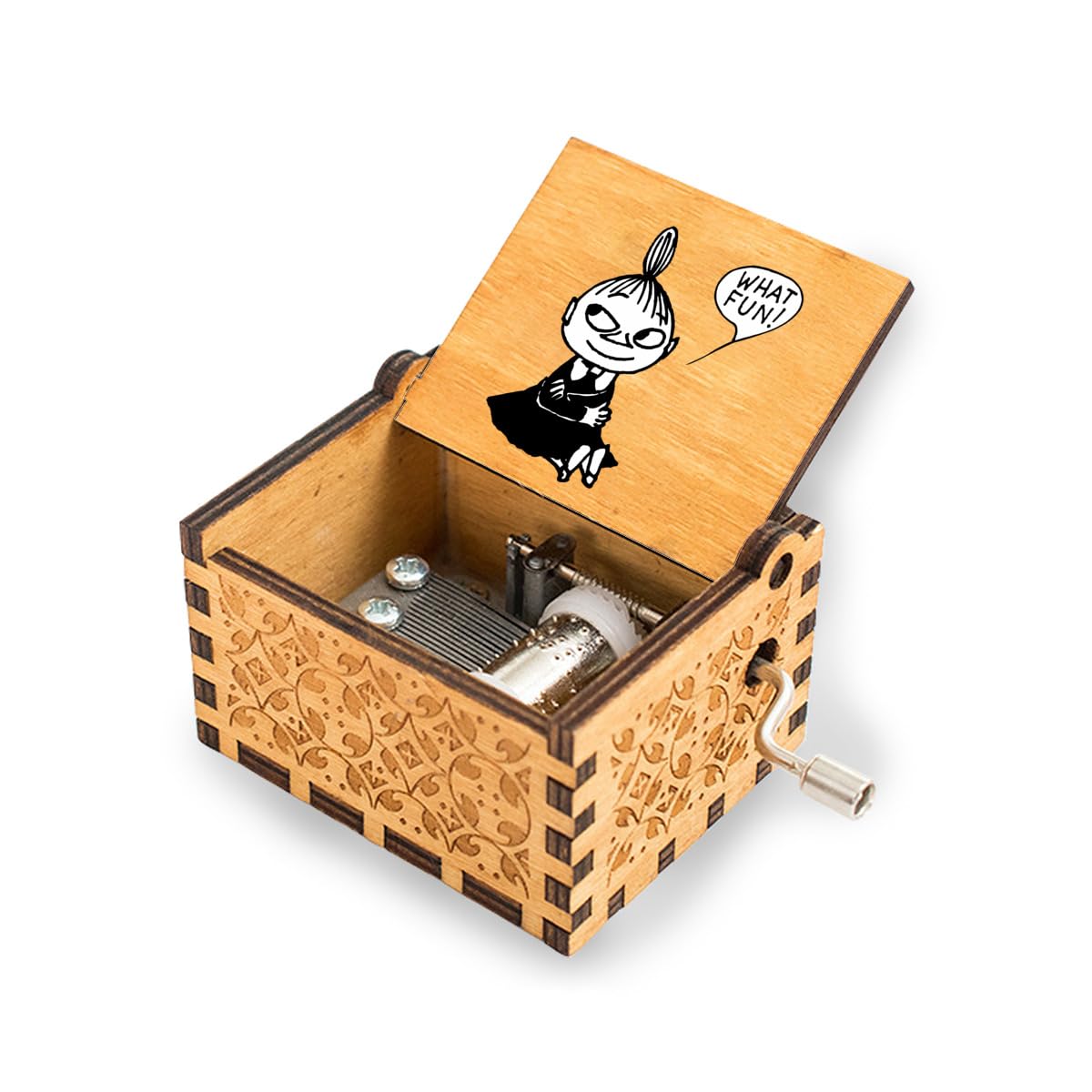 Amazon.co.jp: ムーミン リトルミイ オルゴール 音楽ボックス 木製