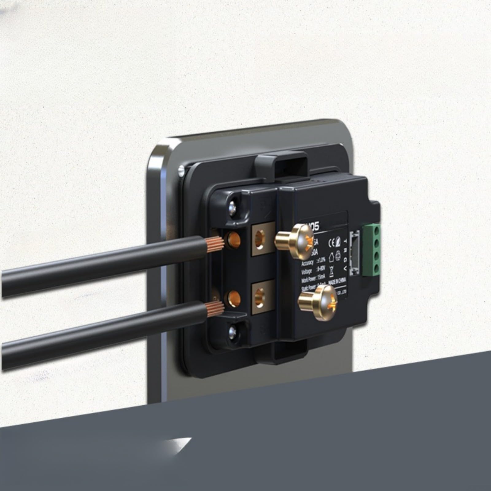 Medidor digital Coulomb de 8 a 80 V CC, monitor de batería de litio con pantalla SOC de potencia de voltios amperios, alarma programable para ácido para LiFePO4