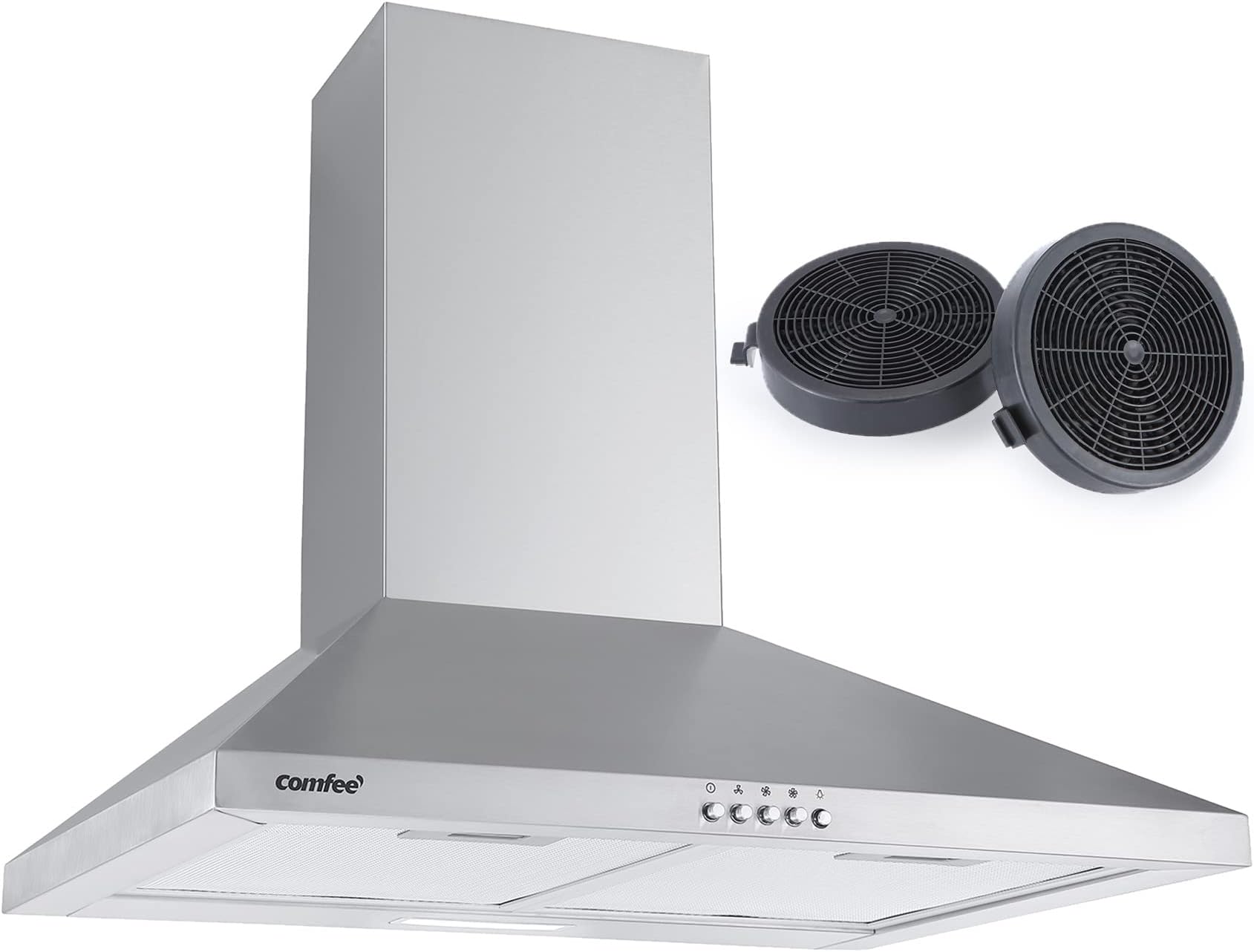 Klarstein Zelda 90 Dunstabzugshaube - 650 M³/h Mit Timer & Edelstahl