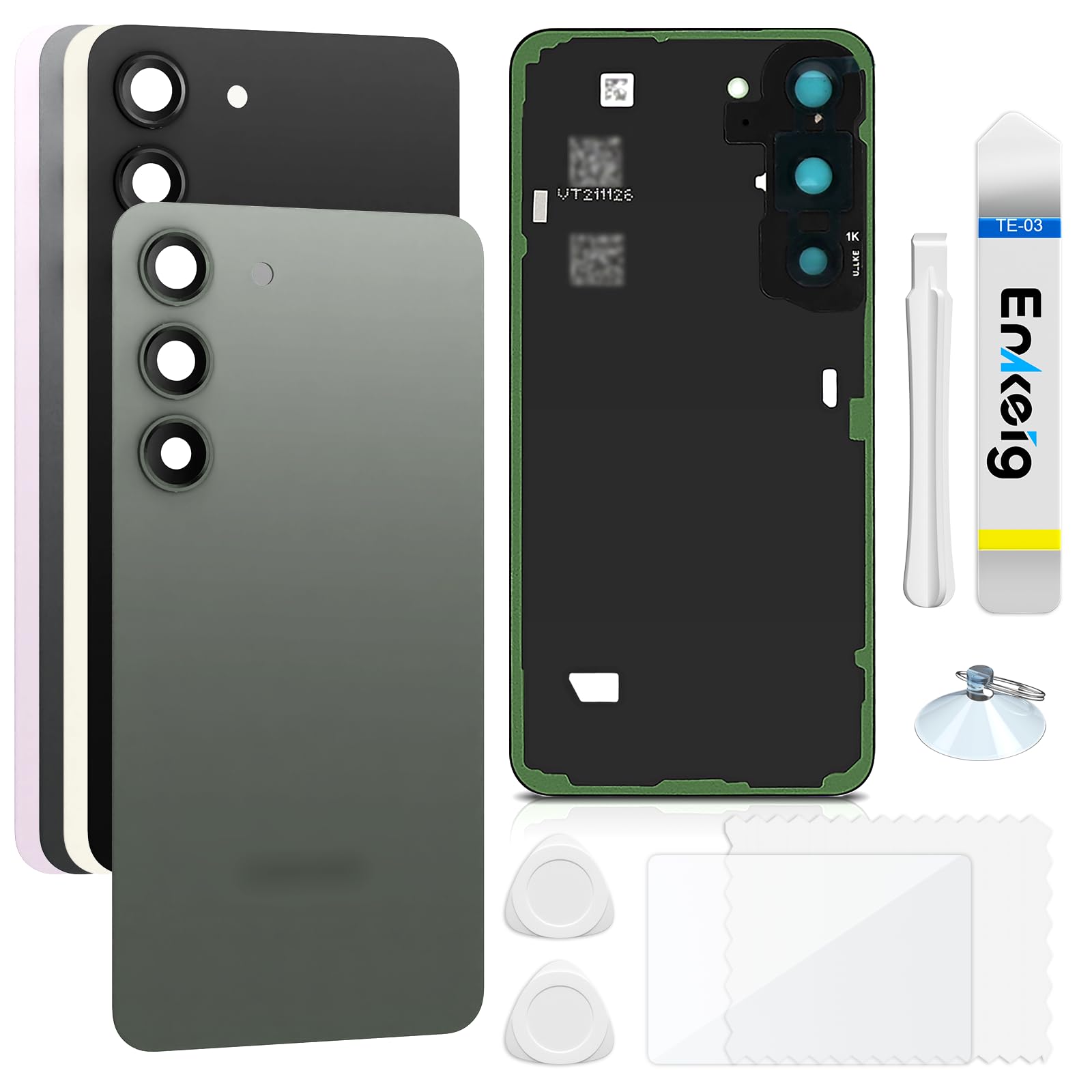 Backcover Glas für Samsung Galaxy S23 S911, Grün