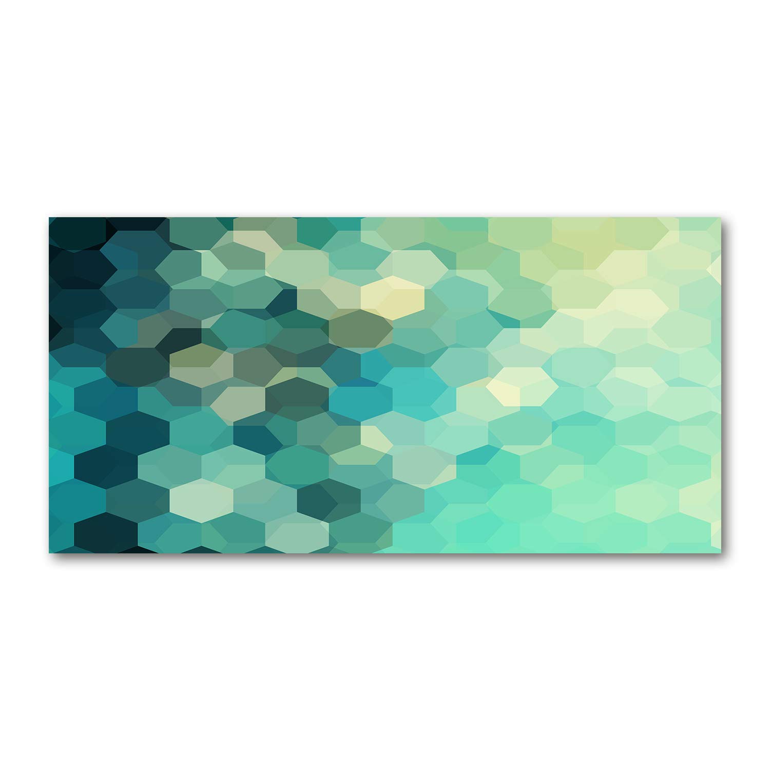 Image tableau photo décorative sur verre 120x60 cm Tulup fond abstraction bleu moderne