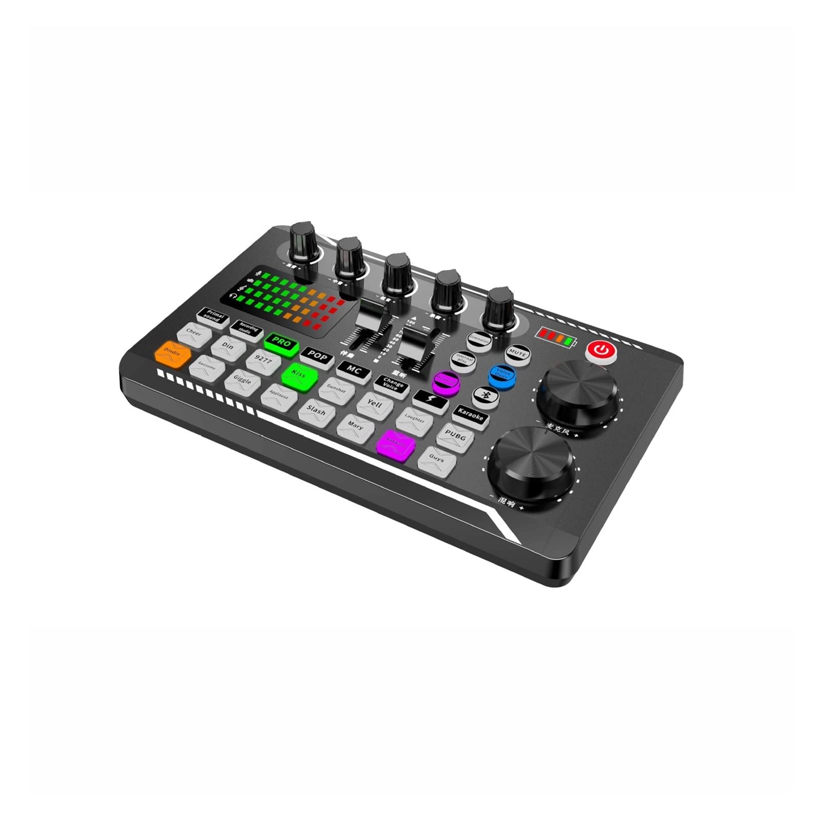 DJ-Equipment für die Party F998 Audio USB External Sound Card Microfon Personal Entertainment Headset Live -Stream for PC -Telefon- und Computermodellnummer (Color : F998)