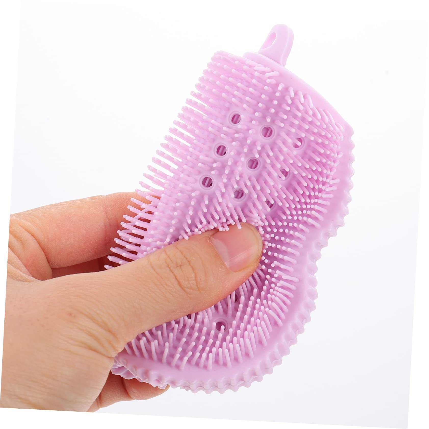 8 Pz Spazzola in Silicone Spazzola Per Spa in Silicone Scrubber Per La Circolazione Sanguigna Spazzola Da Bagno Cuoio Capelluto Guanti Gel Di Silice Pennello Morbido Uomo Domestico