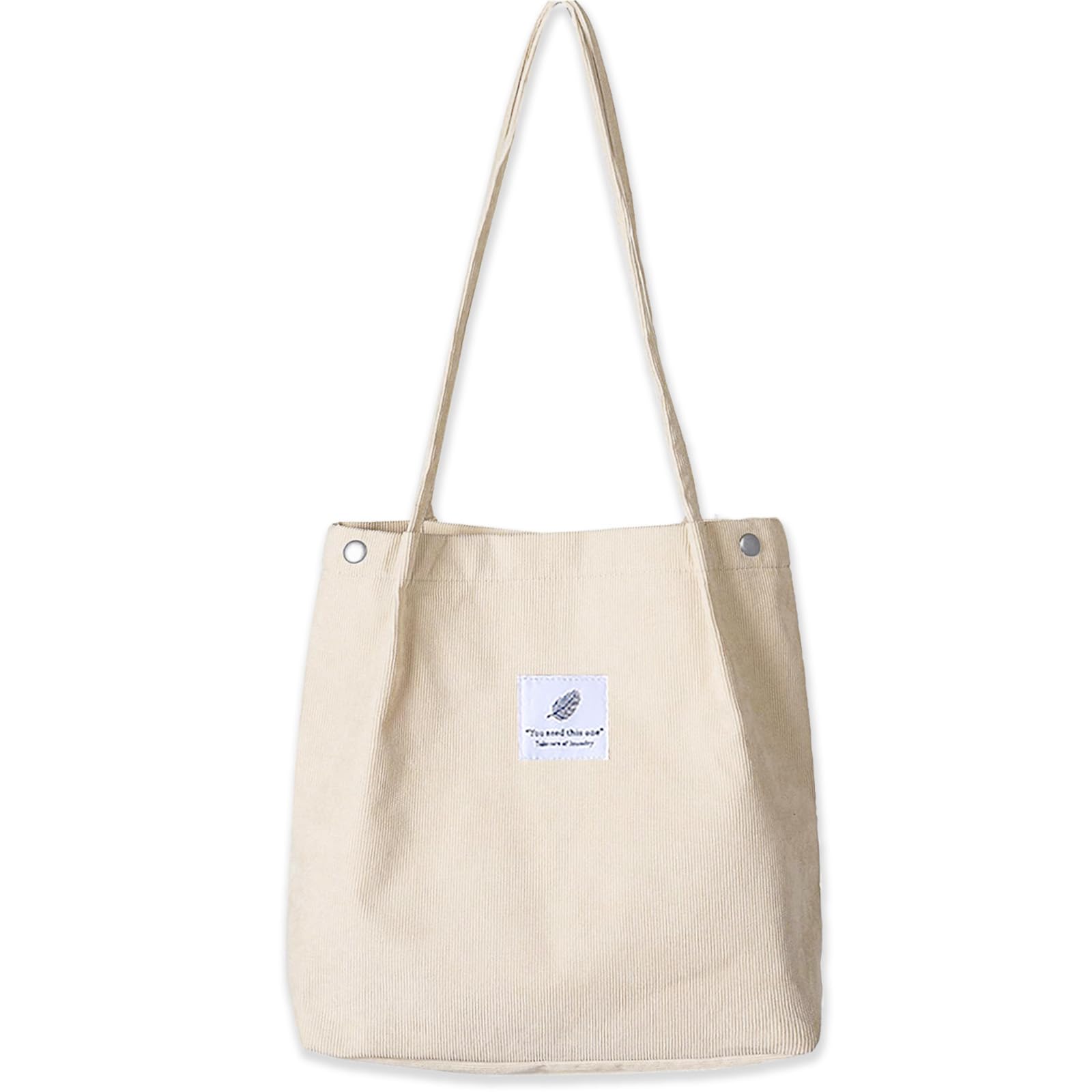 Shopper Tasche Damen Aus Cord – Faltbare Einkaufstasche, Umhängetasche, Groß & Praktisch (verschiedene Farben)