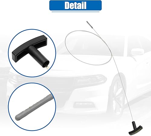 Miniatura 5 de uxcell Varilla de nivel de aceite de motor para Ford F-250 Super Duty Lariat XL XLT 6.0L V8 Diesel 2003 1 unids