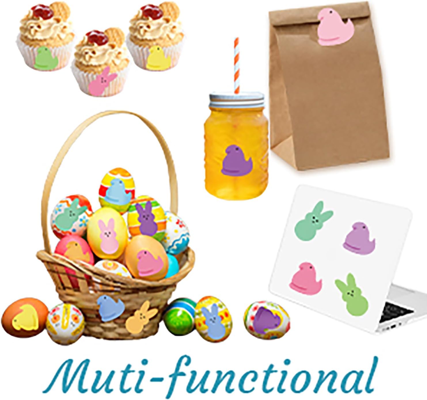 Easter Sticker Rolls (Easter Bunny&Chicks)