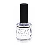 ZEVA Nail Bright – One-Step Salon Grade French Manicure Fingernail & Toenail Polisher & Whitener – Quick Dry White & Pink Polish & Brightener For Nails