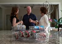 Vista 3 de Makers' Market - Dispensador automático de latas de soda para refrigerador o despensa - tiene capacidad para 1 o 2 capas y dispensa bebidas