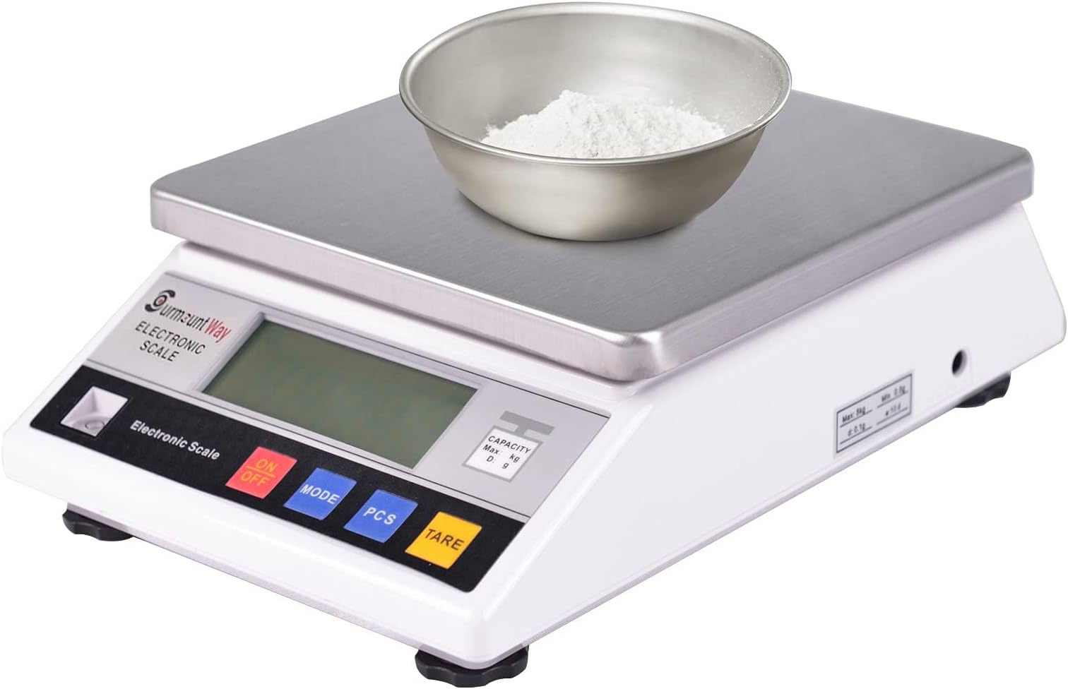 SurmountWay High Precision Scale 7.5kg x 0.1g Accurate Digtal Laboratory Lab Industrial Scientific Electronic Scale Commerical Counting Kitchen Scales Jewelry Gold Analytical Weighing(7500g,0.1g)
