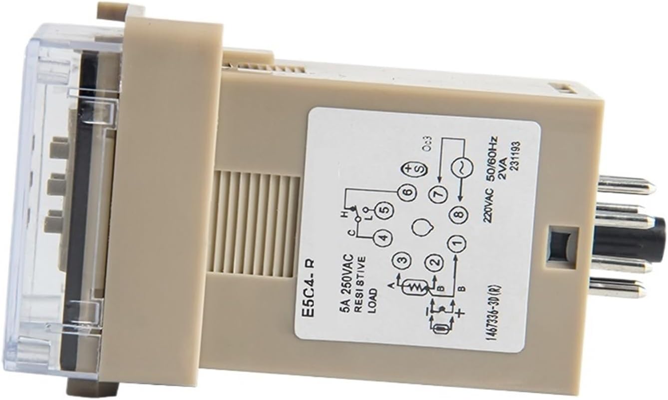 1pcs E5C2 E5C4 Temperature Controller DIN Sized with Analog Temperature Setting knob(E5C2)