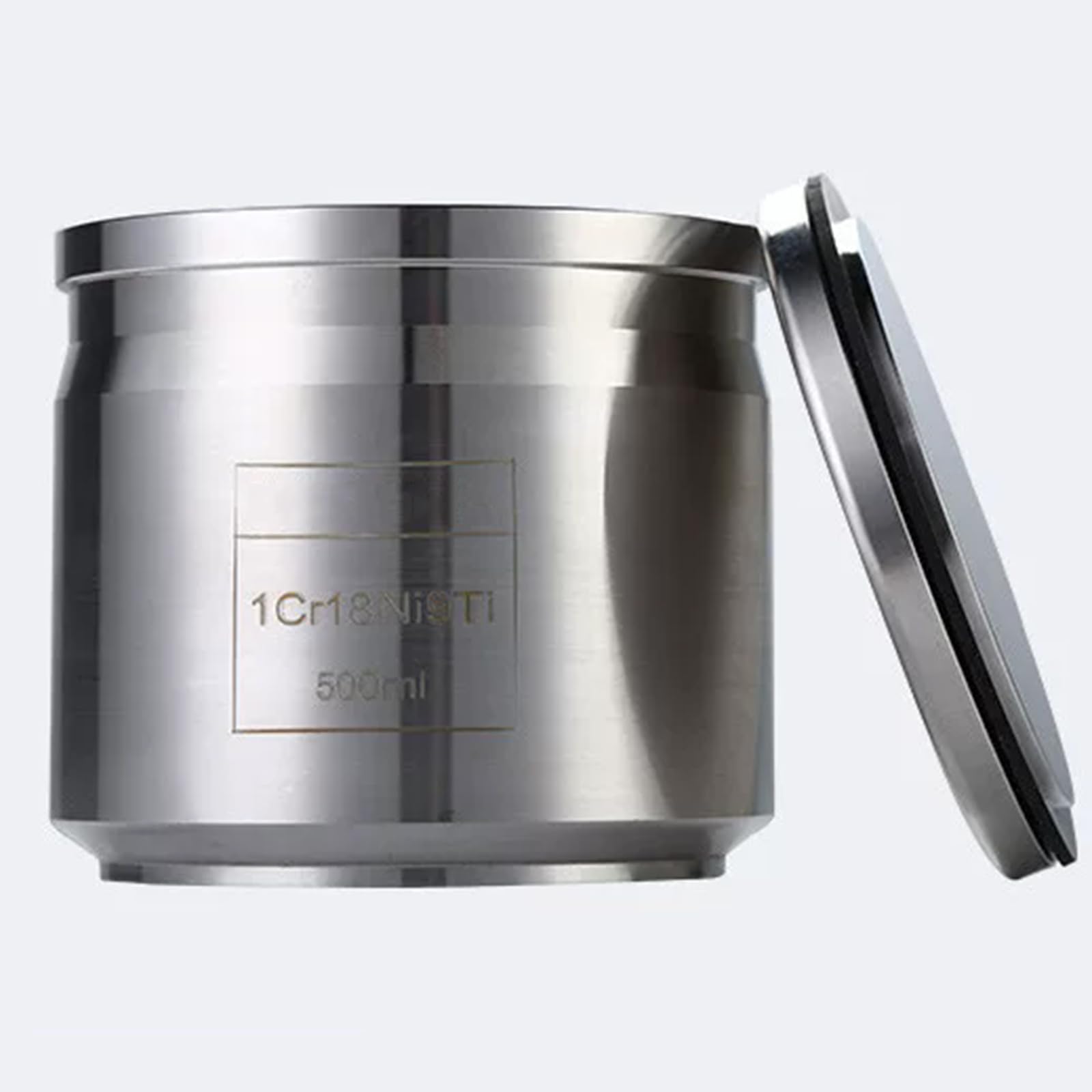 Recipiente De Acero Inoxidable para Molino De Bolas, Contenedor De Molienda De Alta Dureza, Molienda Húmeda/Seca para Molino De Bolas Planetario - Electropulido, para Uso En 50ml