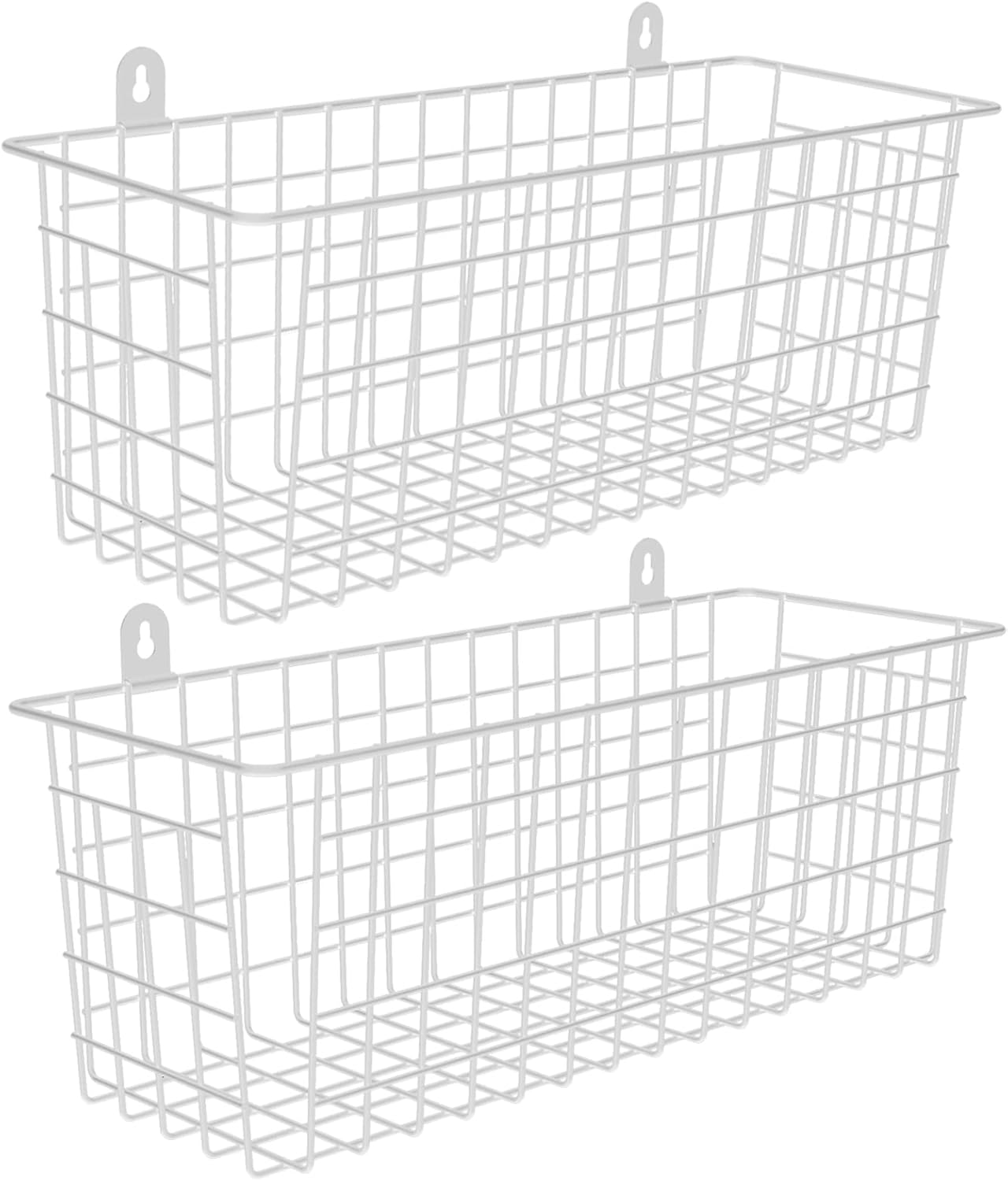 MaraFansie [Extra Large Wire Basket 2Pack Hanging Wall