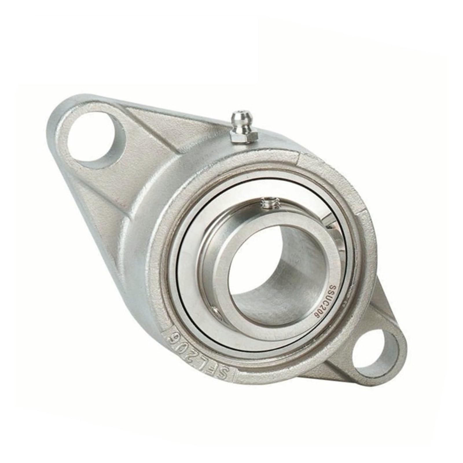 JJHQOKYNA 1PCS SUCFL209 304Stainless Steel Outer Spherical Bearing Belt Base Insert