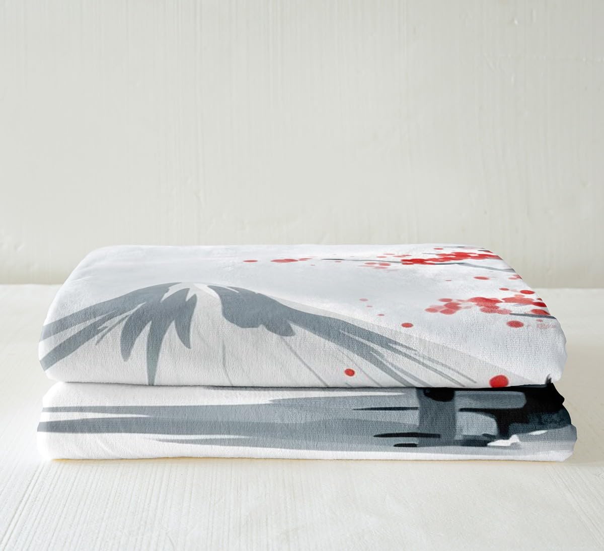 Amazon.com: Japanese Style Throw Blanket for Bed Chair Cherry