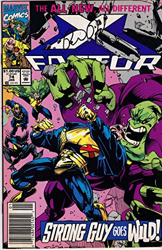 Autographed X-Factor #74 X-Men Signed Peter David VF/NM Doc