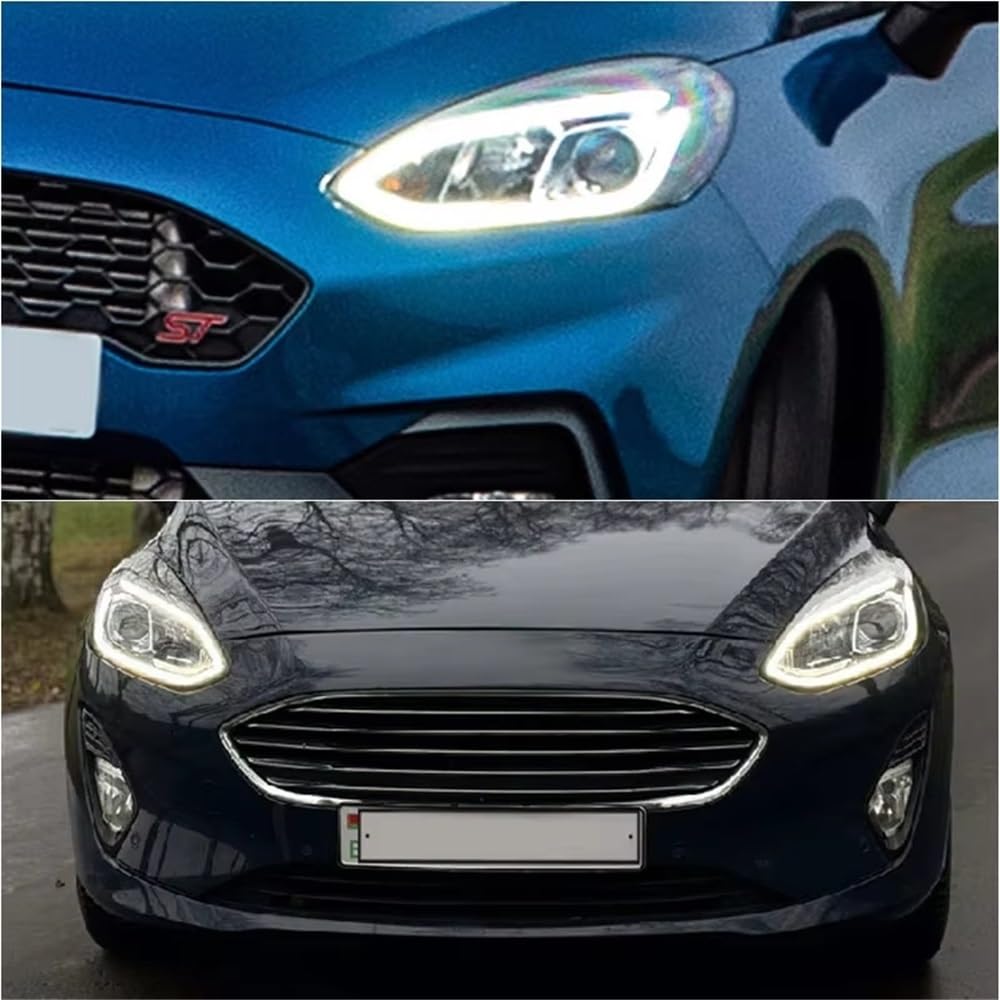 Modulo Faro Compatibile Con Ford Per Puma Per Transit Per Custom Per Fiesta Modulo Luci Diurne DRL 12V Bianche(2x Light Module)