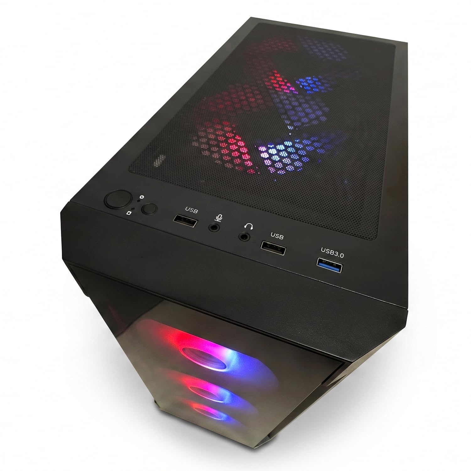 Revampix Gaming PC – AMD Ryzen 5 5500 Processor (up to 4.2GHz), NVIDIA RTX 3050 6GB GDDR6 Graphics Card, 16GB DDR4 RAM, 512GB SSD, WiFi, Windows 11 Pro