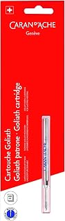 CARGA PARA CANETA ESFEROGRAFICA GOLIATH MÉDIA AZUL - blister