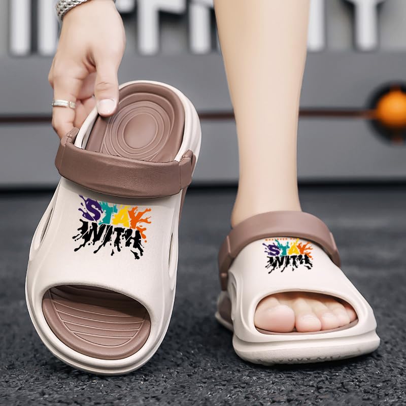 Cloud Slippers for Women and Men, Pillow House Slippers Shower Shoes Indoor Slides Bathroom Sandals, Comfort, Lightweight, Thick Sole, Non-Slip, Easy to Clean3