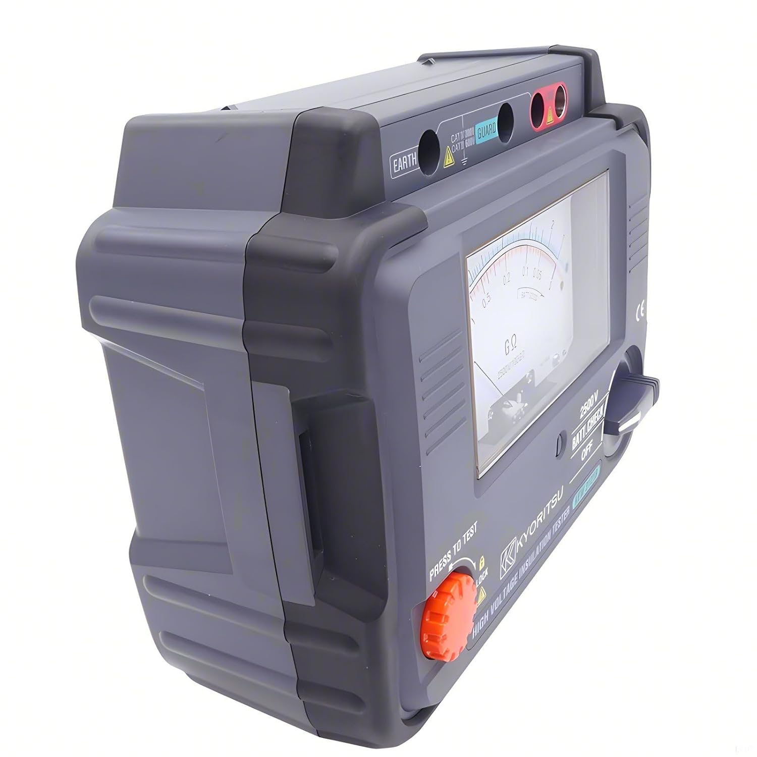 Japan Quality KYORITSU Digital Analog Insulation KEW 3121B 3122B 2500/500V HIGH Voltage Insulation Tester Insulation Tester Ohm Tester Resistance Meter Tester Megohmmeter(3121B)