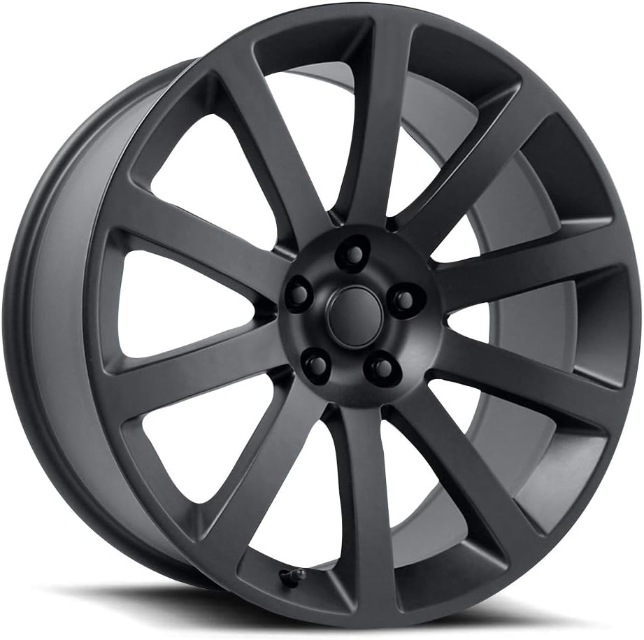 Topline Replicas - V1170 Compatible with 300 SRT8 Matte Black Wheel 20x9"/5x115mm/+20mm Offset