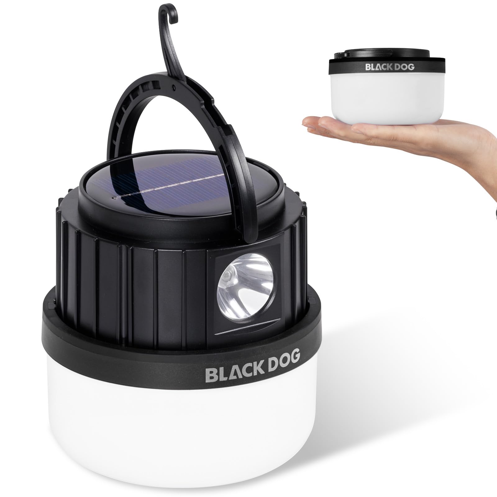 【公式】BLACKDOG ランタン キャンプライト 多機能 LED ソーラー‌太…