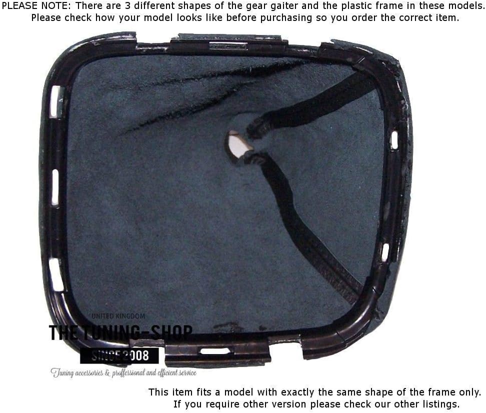 for Nissan Navara 05-12 Shift Boot with Plastic Frame 180 mm Leather Navara 4x4 Embroidery